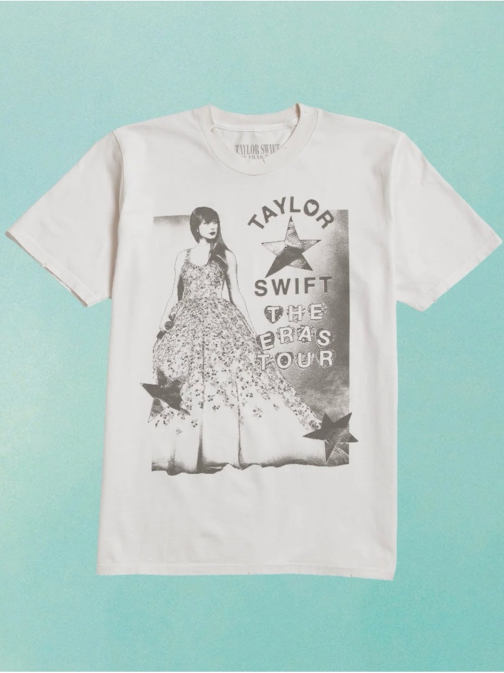 Taylor Swift White 'The Eras Tour' Graphic Tee